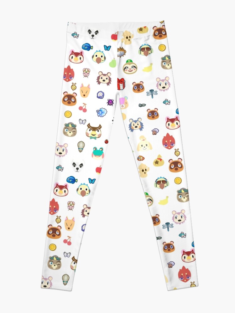 Alternate view of animal crossing cute pattern Leggings