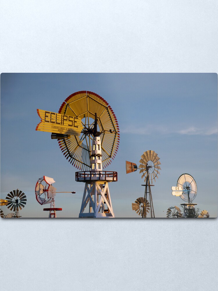 Alternate view of Plethora of Windmills Metal Print