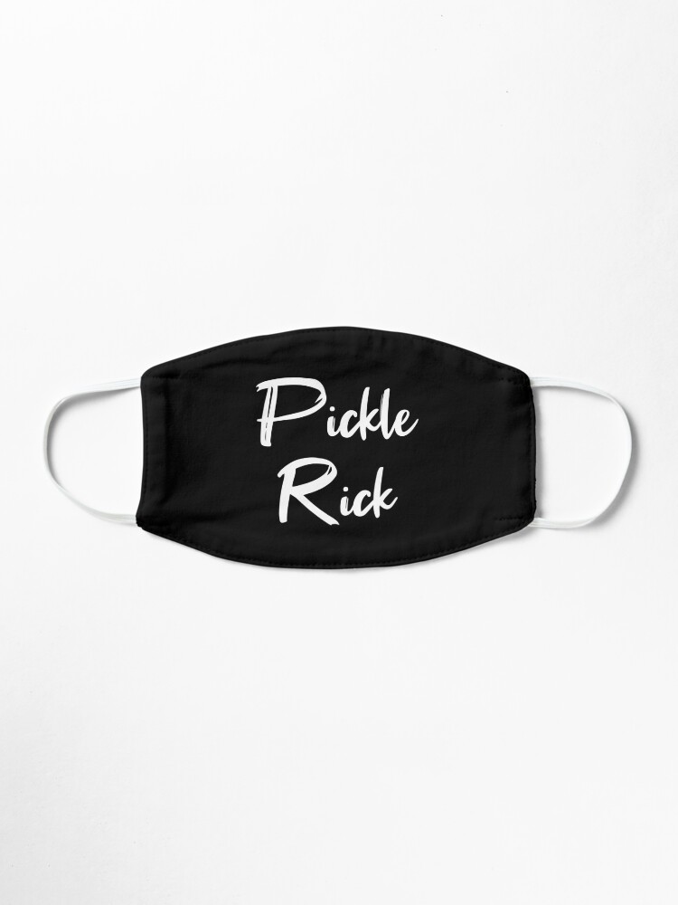 Alternate view of Pickle Rick (Black) Mask
