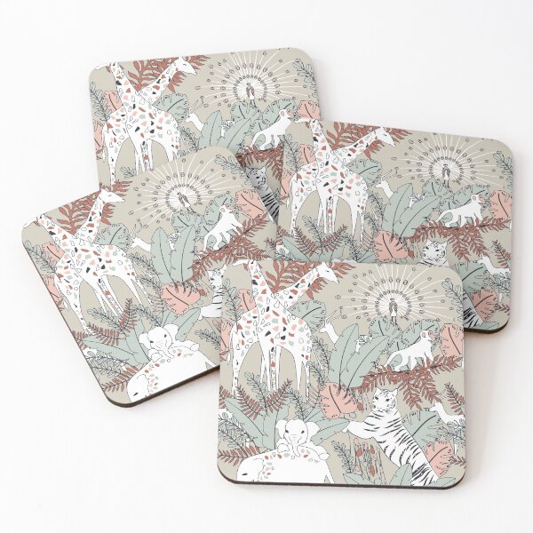 Item preview, I Spy Wildlife Tropical Terrazzo Safari- Line art Nursery Animals Adventure designed and sold by winkeltriple.