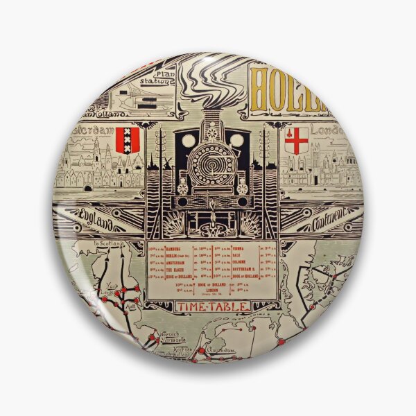 Item preview, New Short Route vintage travel poster designed and sold by stickart-marek.