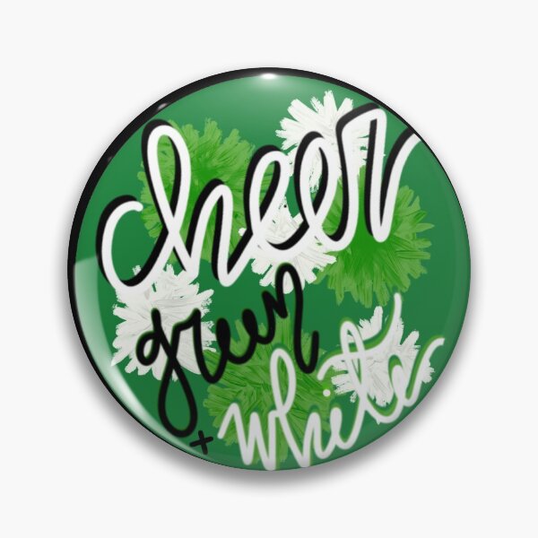 Item preview, Green and White Pom Poms designed and sold by Lauren  Sheffield.