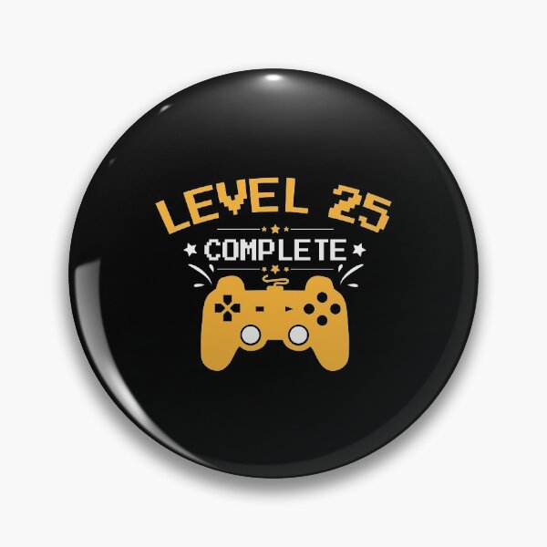 Item preview, Gamer Shirt Level 25 Complete Gaming Birthday Gift Tee designed and sold by haselshirt.