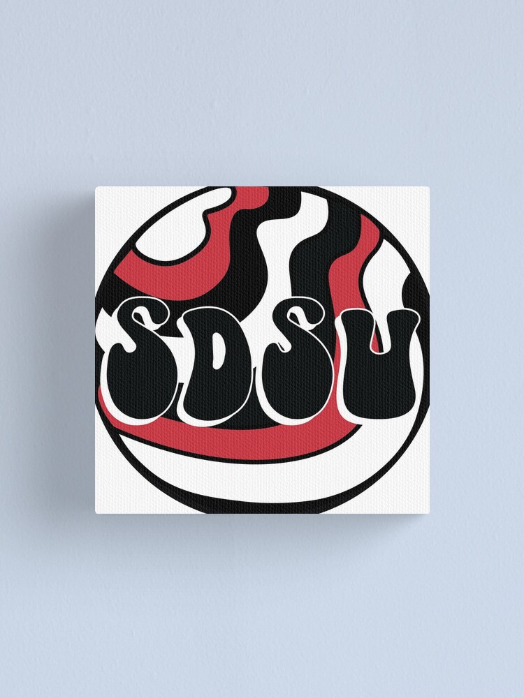"SDSU San Diego State University" Canvas Print for Sale by coletteburd
