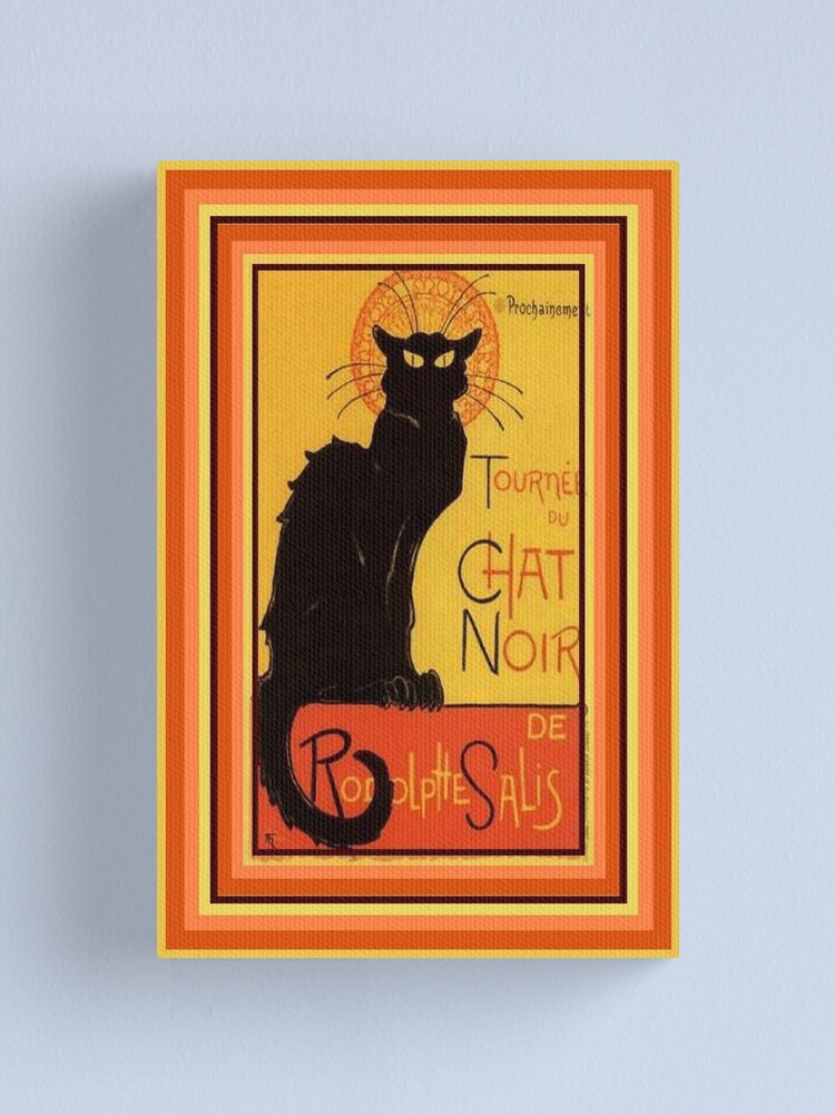 Tournee Du Chat Noir After Steinlein Canvas Print