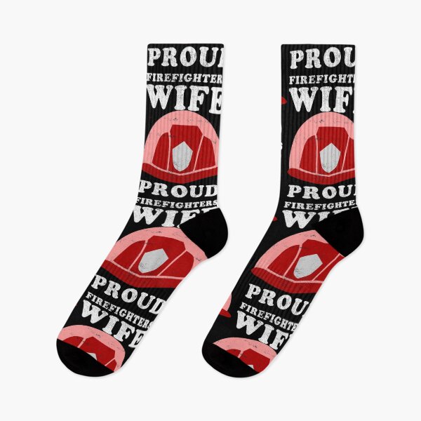Item preview, Firefighter's Wife Proud Firemen Gift  designed and sold by haselshirt.