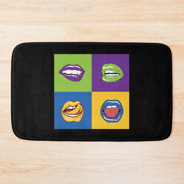 Item preview, Pop Art Shirt Lips Graphic Art Retro Gift Tee designed and sold by haselshirt.