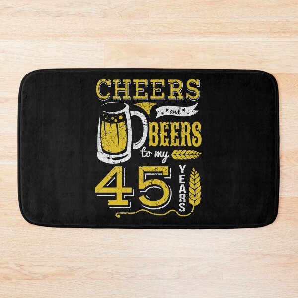 Item preview, Cheers and Beers 45th Birthday Gift Idea designed and sold by haselshirt.