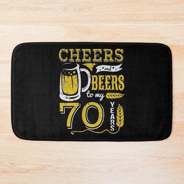 Item preview, Cheers and Beers 70th Birthday Gift Idea designed and sold by haselshirt.