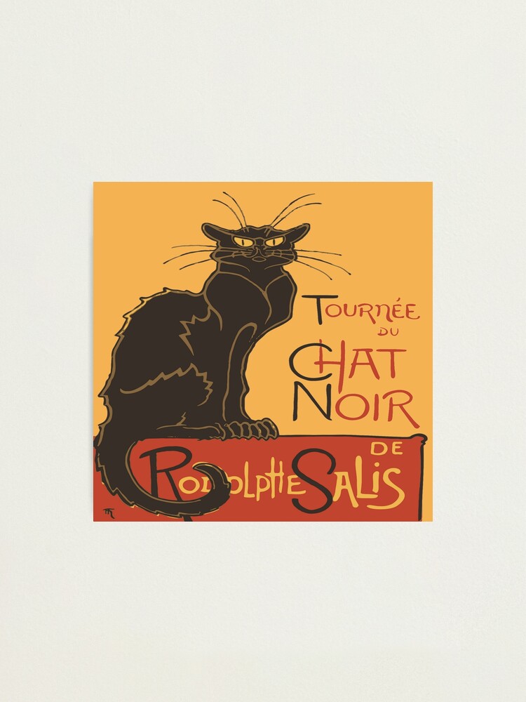 Tournee Du Chat Noir De Rodolphe Salis Vector Photographic Print By Taiche Redbubble 