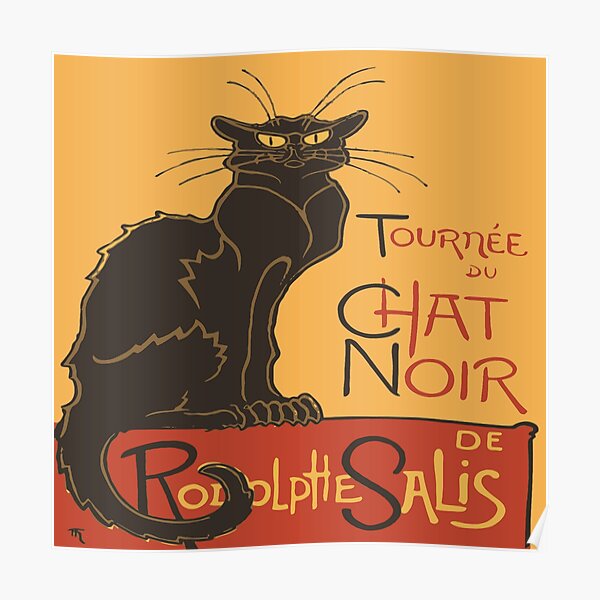 Chat Nuit Posters Redbubble