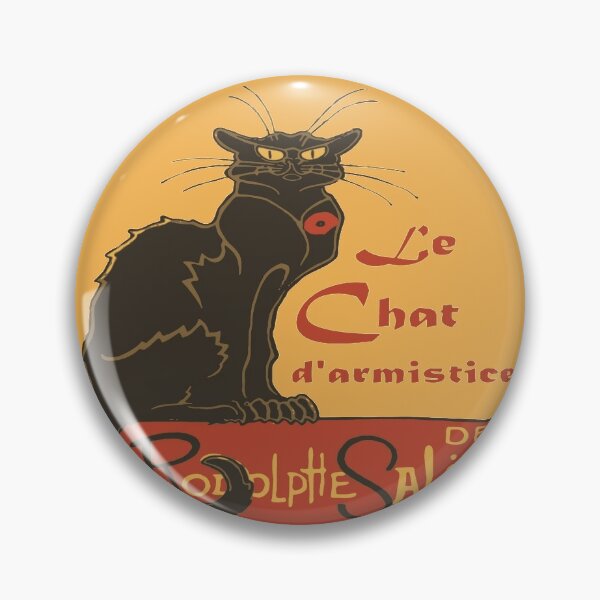 Badges Sur Le Theme Chat Noir Redbubble