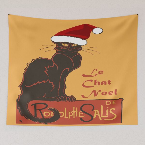 Item preview, Le Chat Noel Christmas Spoof Vector Art designed and sold by taiche.