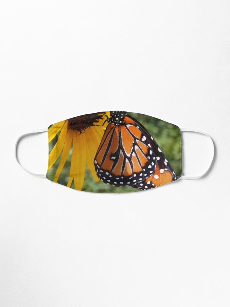 Download Yellow Sunflower And Butterfly Mask By 3bubblez Redbubble PSD Mockup Templates