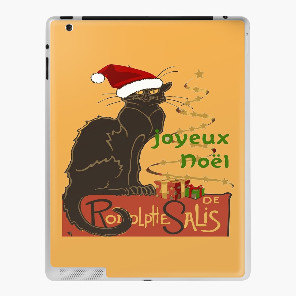 Joyeux Noel Le Chat Noir Christmas Parody Ipad Case Skin By Taiche Redbubble