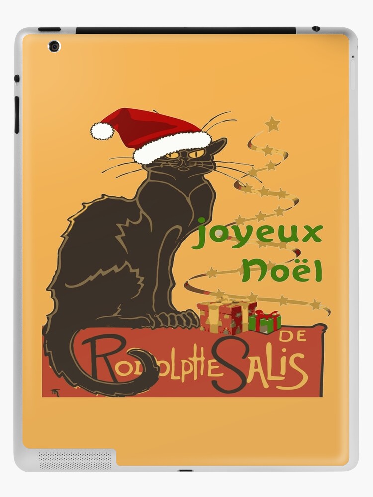 Joyeux Noel Le Chat Noir Christmas Parody Ipad Case Skin By Taiche Redbubble