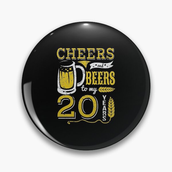 Item preview, Cheers and Beers 20th Birthday Gift Idea designed and sold by haselshirt.
