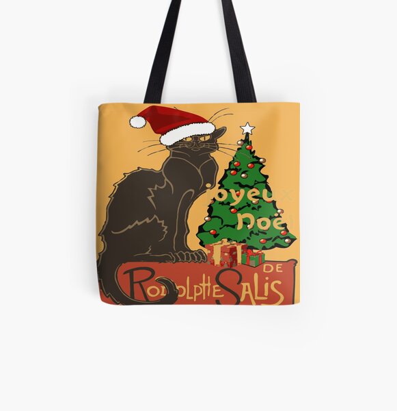 Bonne Annee Happy New Year Le Chat Noir Tote Bag By Taiche Redbubble