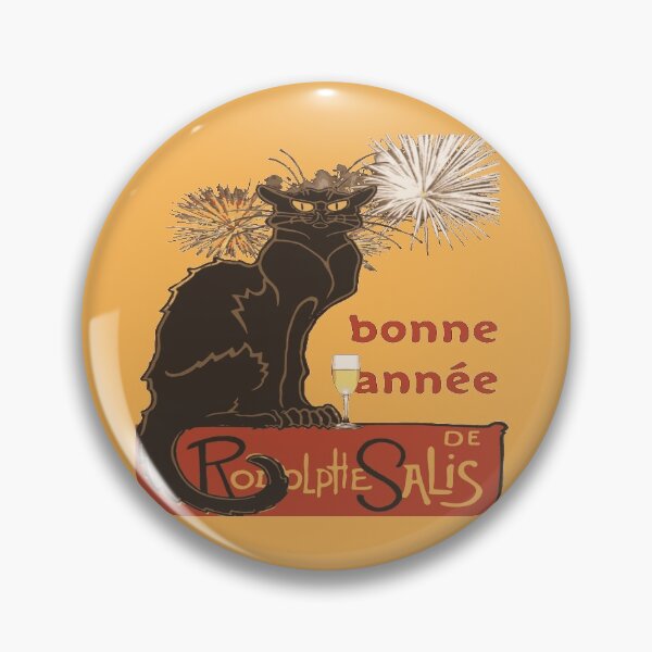 Item preview, Bonne Annee Happy New Year Le Chat Noir  designed and sold by taiche.
