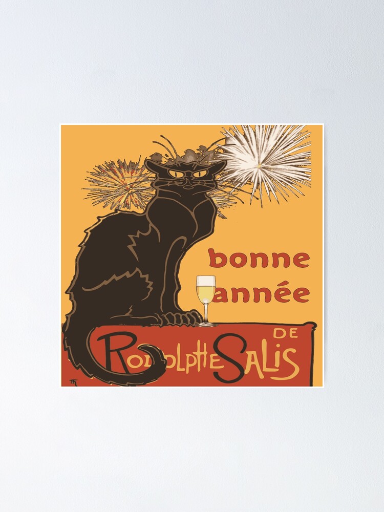 Bonne Annee Happy New Year Le Chat Noir