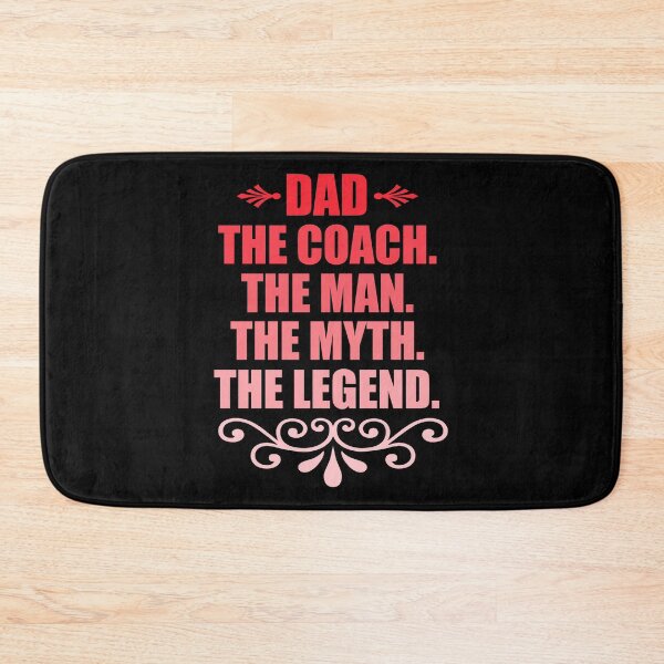 Item preview, Dad Coach Dad Man Myth Legend Father Fathers Day designed and sold by haselshirt.