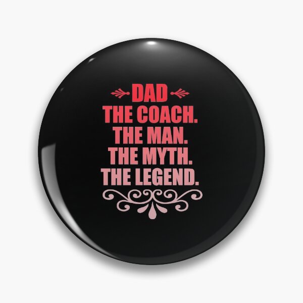 Item preview, Dad Coach Dad Man Myth Legend Father Fathers Day designed and sold by haselshirt.