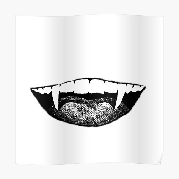 Vampire Tongue Posters Redbubble