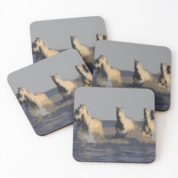 Item preview, Horses of the Sea - Wild Horses designed and sold by NaturePrints.