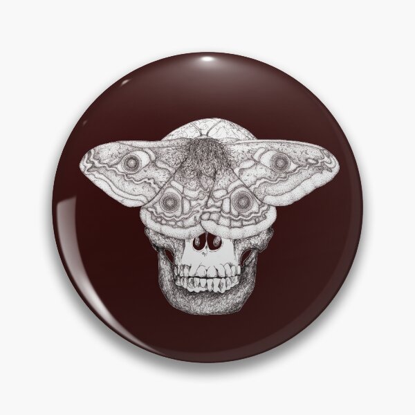 Item preview, Moth Skull designed and sold by Flower Magic .