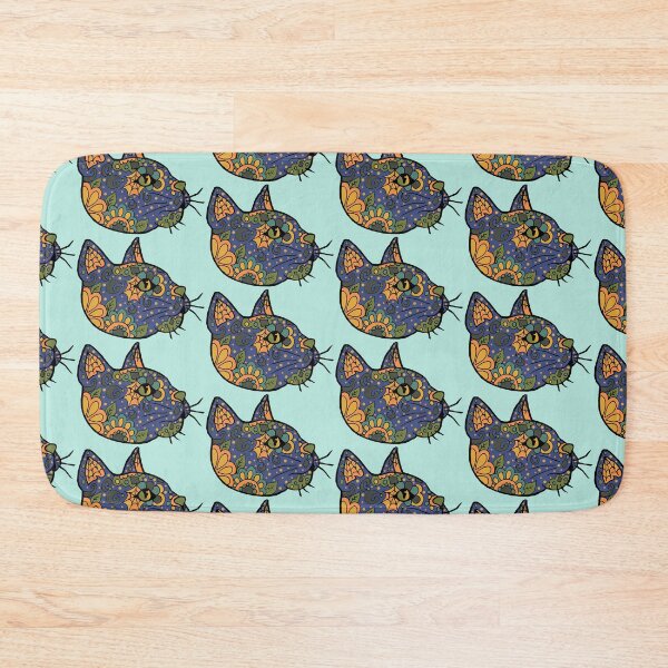 Item preview, Midnight Cat Doodle designed and sold by missmann.