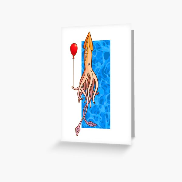 Squidlet Tee Greeting Card