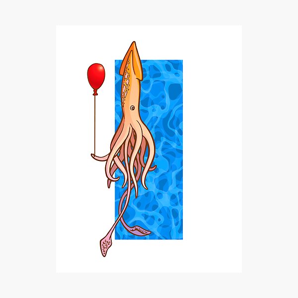 Squidlet Tee Photographic Print
