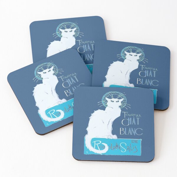 Item preview, Tournee du Chat Noir Chat Blanc Vector Distressed  designed and sold by taiche.