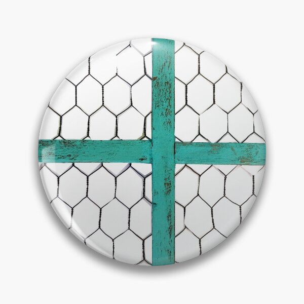Item preview, Rustic aqua window with chicken wire designed and sold by Stephanie  Skeem.