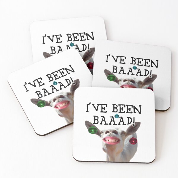 Item preview, Funny Christmas goat, naughty list designed and sold by Stephanie  Skeem.