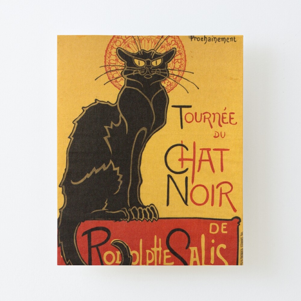 Page De Garde Caté Soon, the Black Cat Tour by Rodolphe Salis" Art Board Print for Sale by  taiche | Redbubble
