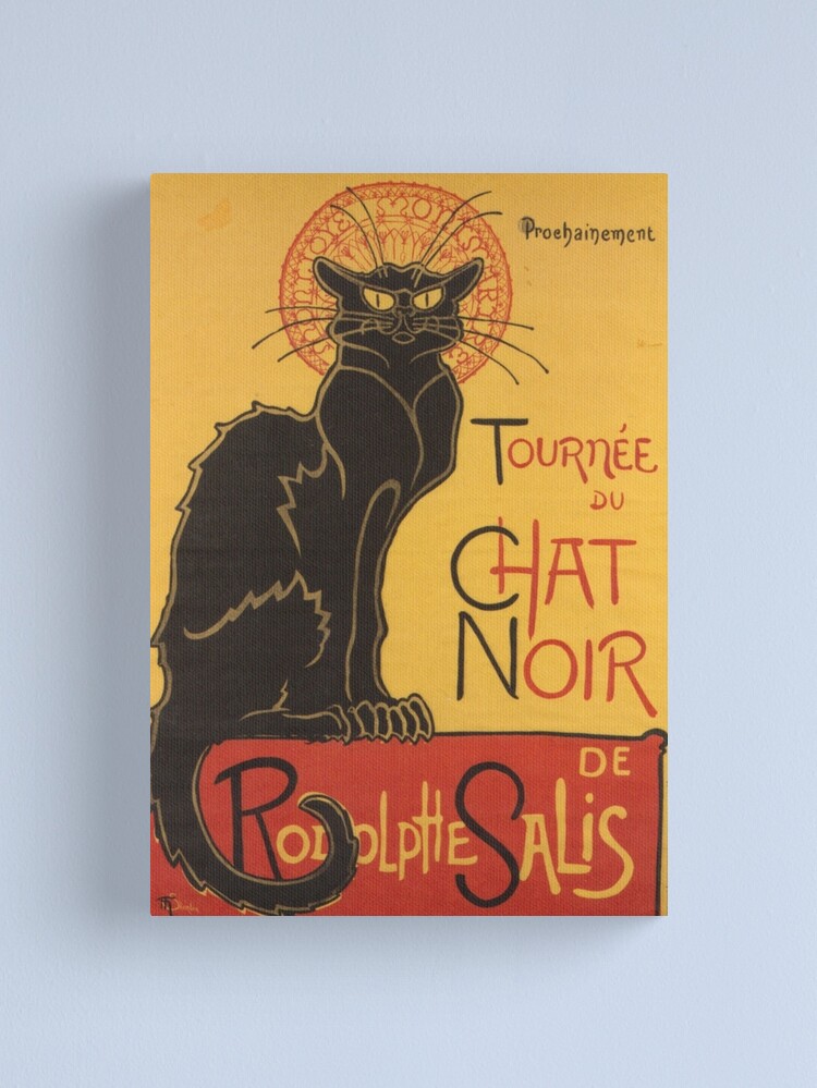 Discover Soon, the Black Cat Tour by Rodolphe Salis | Canvas Print