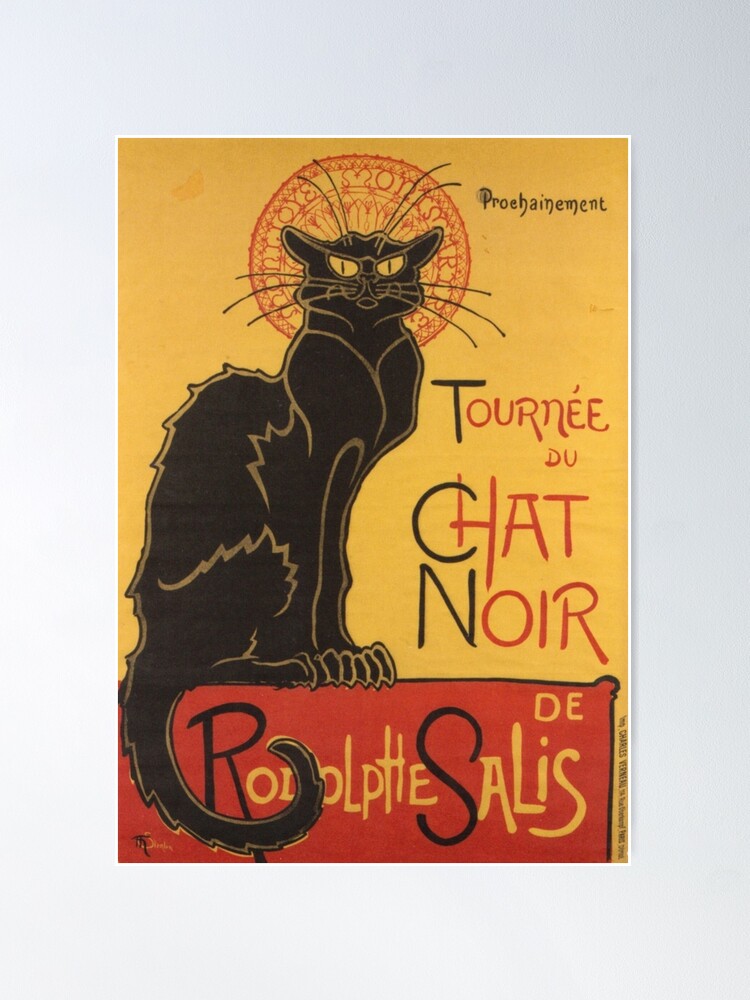 Alternate view of Soon, the Black Cat Tour by Rodolphe Salis Poster