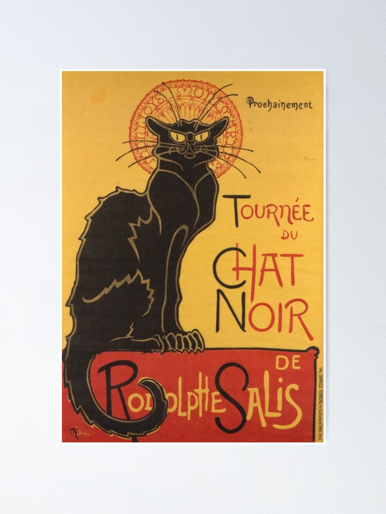 Alternate view of Soon, the Black Cat Tour by Rodolphe Salis Poster