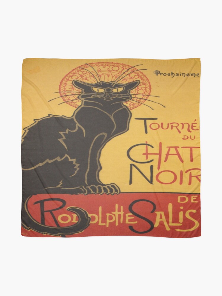 Alternate view of Soon, the Black Cat Tour by Rodolphe Salis Scarf