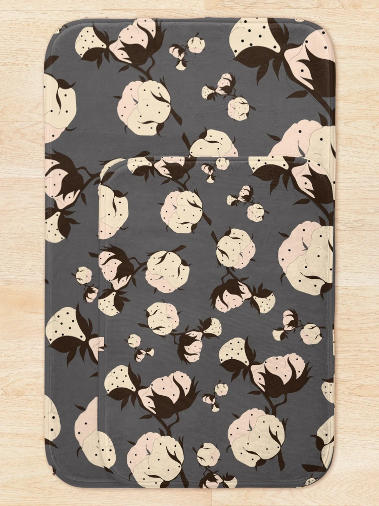 Thumbnail 5 of 6, Bath Mat, COTTON BALL designed and sold by Rococodesigns.