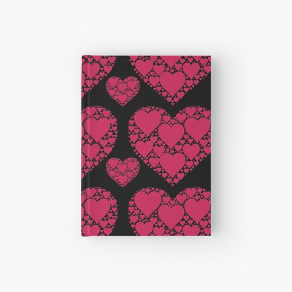 Love Heart Pattern Hardcover Journal