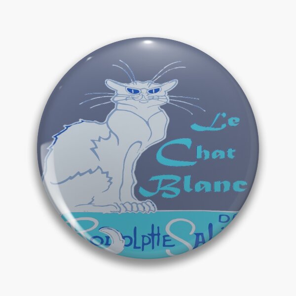 Item preview, Le Chat Blanc A Le Char Noir Parody Vector designed and sold by taiche.