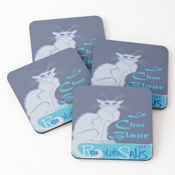 Item preview, Le Chat Blanc A Le Char Noir Parody Vector designed and sold by taiche.