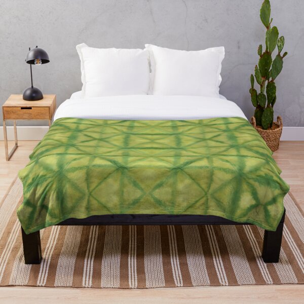 Item preview, Lime Paper Shibori Grid designed and sold by Nina May Designs.