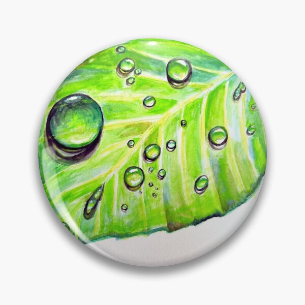 Item preview, tropical leaf with water droplets watercolor  designed and sold by Stephanie  Skeem.
