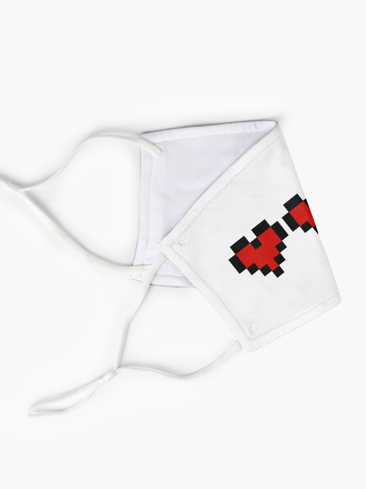Alternate view of Stay healthy - Hearts Mask