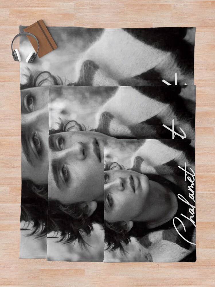 "Timothée Chalamet Design " Throw Blanket for Sale by LucidStickers