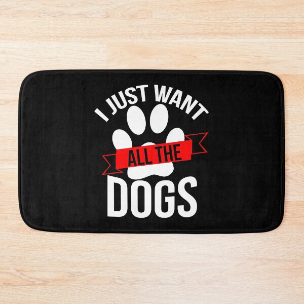 Artikelvorschau, Dog Lover Shirt I Just Want All The Dogs Gift Tee entworfen und verkauft von haselshirt.