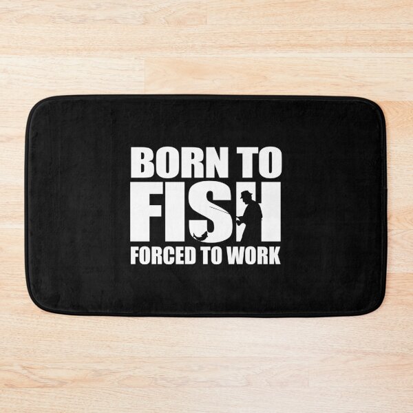 Item preview, Born To Fish Forced To Work Fishing Gift Idea designed and sold by haselshirt.